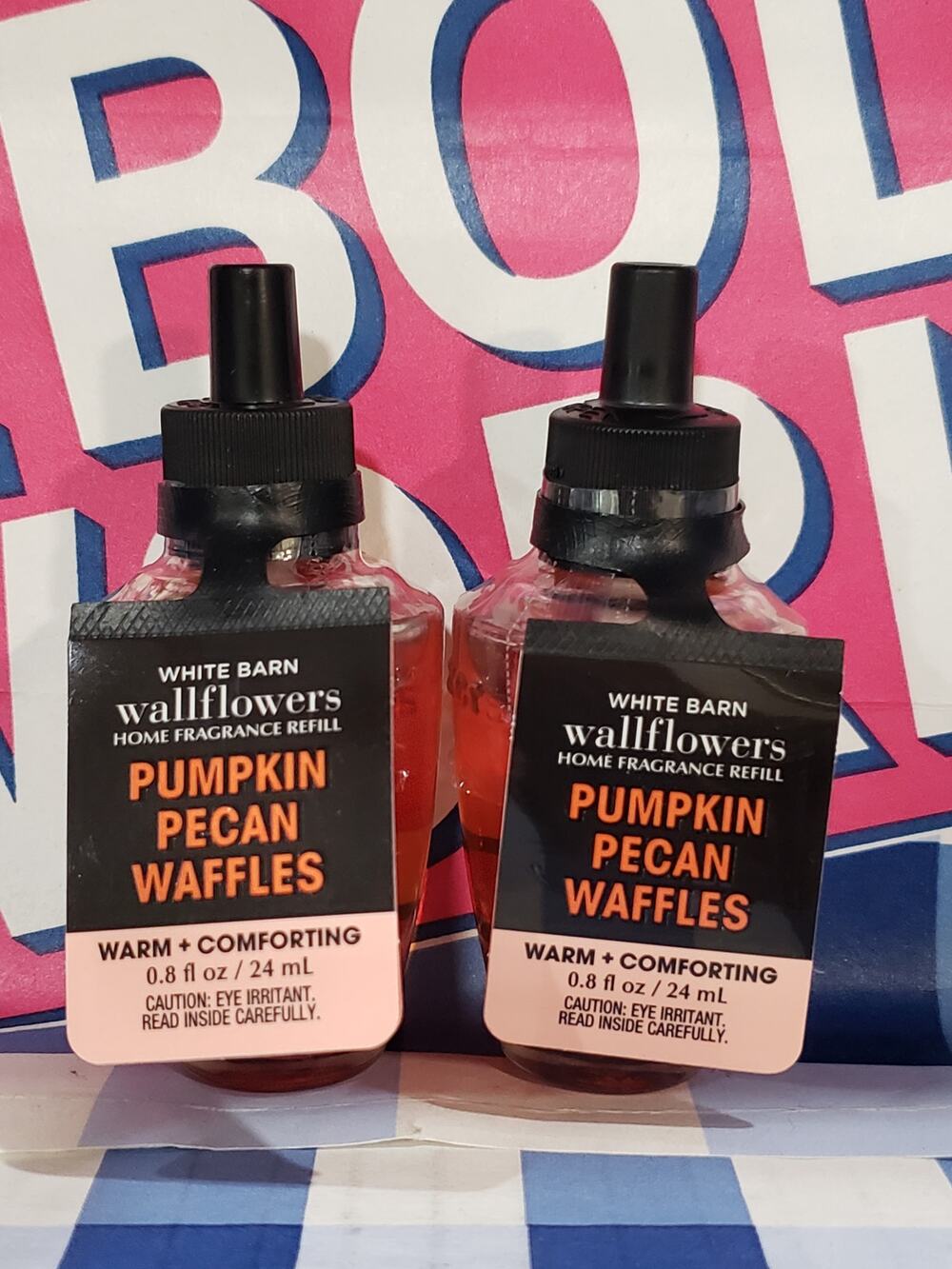BBW Pumpkin Pecan Waffles Wallflower Fragrance Refill Set